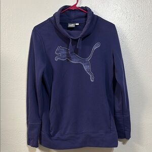 Puma Purple Crew Neck Sweater SZ M